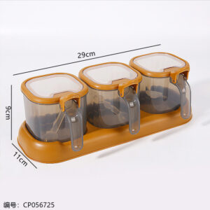 433 Three -compartment Seasoning Container - Image 3