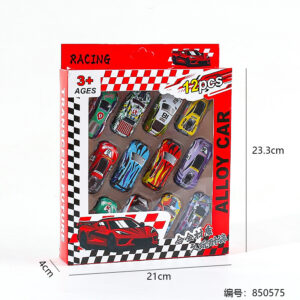 Pull Back Racing Cars Toy Set (12pcs) 007 - Image 3
