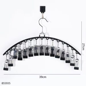 0018 Rotating Head 40cm Plastic-Coated Curved Sock Clips 15 Clips - Image 4