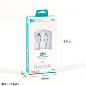 A10 Silicone Data Cable 2m (Type-C + Type-C) - Image 3
