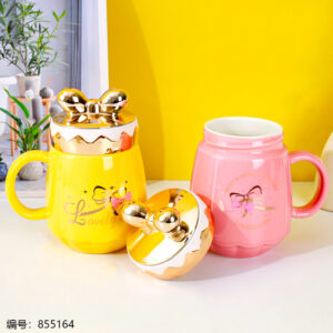 CH186 Butterfly Bow Ceramic Mug - Image 2