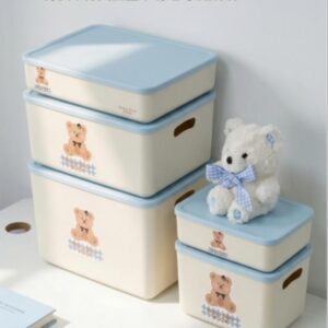 Cute Bear Series Low Storage Box - Small HW6305 - Image 1