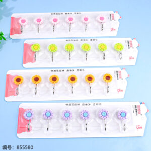 Nano Traceless Adhesive Hooks 6pcs 206 - Image 2