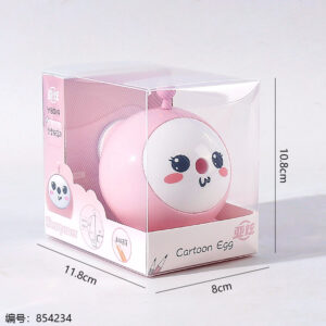 8019 Egg-Shaped Cartoon Pencil Sharpener - Image 3