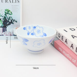 5.6-inch Vertical Stripe High Foot Bowl /837 - Image 3