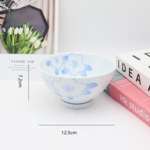 5 Inch Vertical Stripe High-foot Bowl(Qualified)-Random Shipment - Image 3