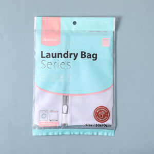 60g gray and white laundry bag 30*40 - Image 4