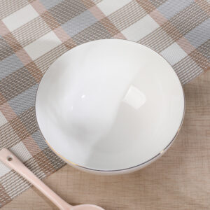 Ginkgo Flower Series - Premium 6-inch High-foot Bowl With Border Flower - Image 3