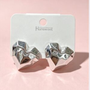 Irregular Heart Earrings - Image 1