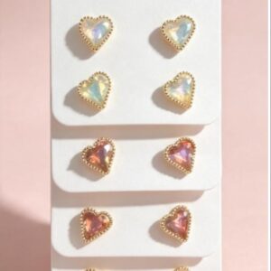 Multi-heart Studs - Image 1