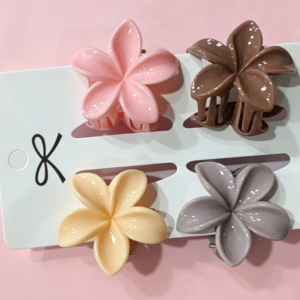 Five-Petal Hair Claw Clip4pcs - Image 1