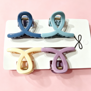 Minimalist Style Hair Claw Clip4pcs - Image 1