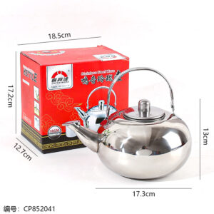 18cm Stainless Steel Teapot / Gift Box - Image 3