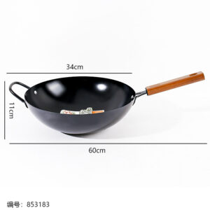 34 Flat Bottom Ceramic Non-Stick Pan / With Handles - Image 3