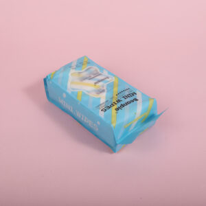 Mini 8-Pack Foreign Language Blue Wet Wipes 64pcs - Image 3