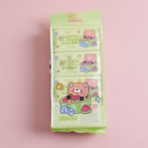 Bear Mini 8-Pack Wet Wipes 8pcs-0344 - Image 1