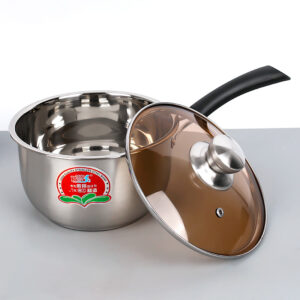 Renfa 18cm Composite Steel Single-Handle Milk Pan - Image 3