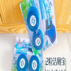Blue Bubble Toilet Bowl Cleaner 2pcs - Image 1