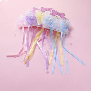 Purple Tulle Medium Hair Clip - Image 2