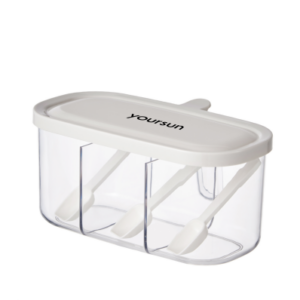 Integrated 3-Compartment Seasoning Box - Image 1