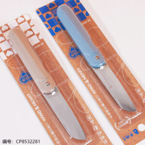 828 Stainless Steel Folding Fruit Knife (1*24) - Image 2