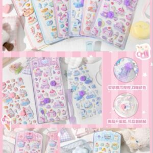 Dessert Workshop Cat Paw Bubble Sticker - JH77W - Image 1