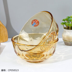 Crystal diamond glass bowl 1000ml T319 - Image 2