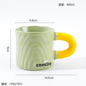 318-1 Colorful Ceramic Mugs - Image 3