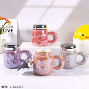 654 Ceramic Mug with Pearlized Glaze - Image 1
