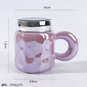 654 Ceramic Mug with Pearlized Glaze - Image 3