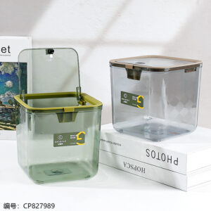 2785 PET desktop flip lid storage bucket - Image 1