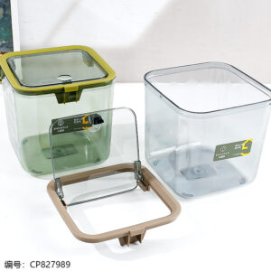 2785 PET desktop flip lid storage bucket - Image 2