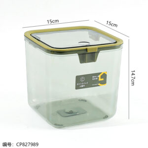 2785 PET desktop flip lid storage bucket - Image 3