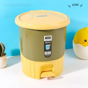 6390 Footed Trash Can - Image 1
