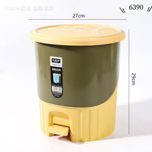 6390 Footed Trash Can - Image 2