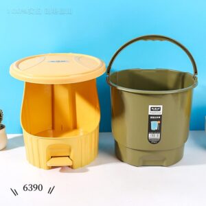 6390 Footed Trash Can - Image 3