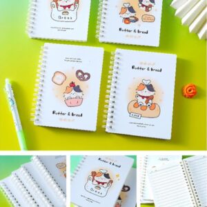 A6-2380-C2 Butter Bread Coil Notebook 80 Pcs - Image 1