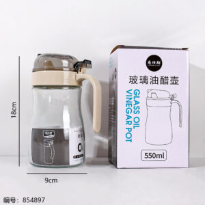 15022 Glass Oil & Vinegar Bottle 550ml - Image 3