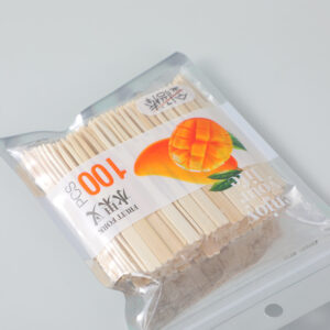 Bagged Bamboo Fruit Fork (100pcs)-J-1901 - Image 2