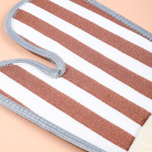 TZL002 Vertical striped rubbing bath towel - Image 3