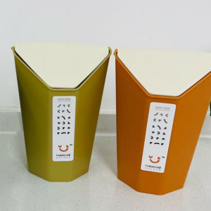 Corner Covered Desktop Storage Bucket - Image 1