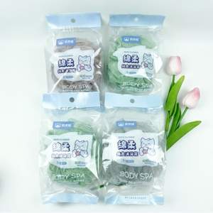 Bag of solid color bath flowers - Image 1