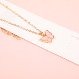 Butterfly Rhinestone Fashion Necklace - Image 3