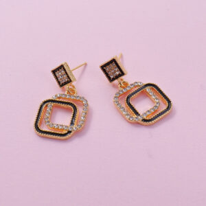 Irregular Square Earrings - Image 2
