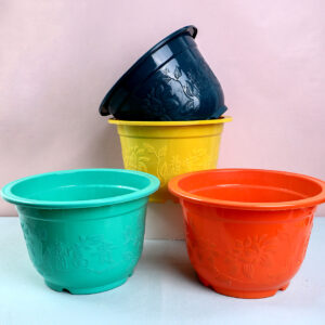 832-1 Blooming flower pattern flower pot - Image 6