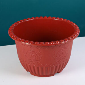 Wrough iron red flower pot - 678 - Image 3