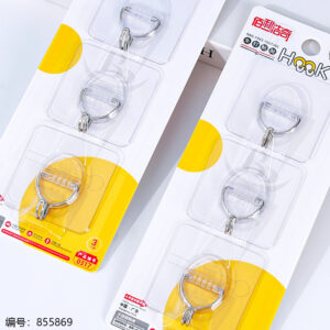 Transparent Adhesive Hooks 3pcs 0317 - Image 2