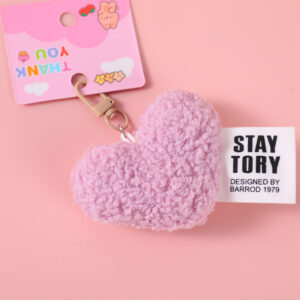 Purple Heart Plush Charm - Image 3