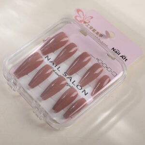 Bright Color Press On Nails - 10pcs - Image 3