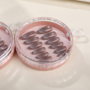 Cat Eye Effect Press On Nails - 12pcs - Image 3